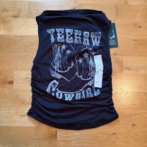 Black Wild Fable Yeehaw Cowgirl Graphic Tank, XXS, NWT